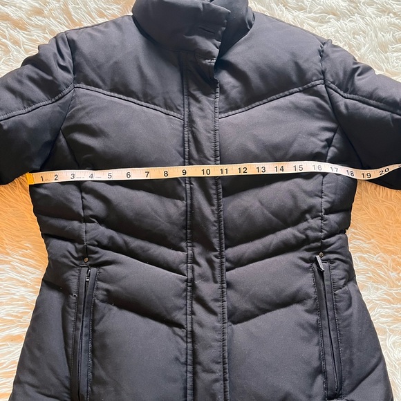Calvin Klein Women's XS Black Puffer Coat Short Zipper Snap Closure Faux Fur - Picture 4 of 14